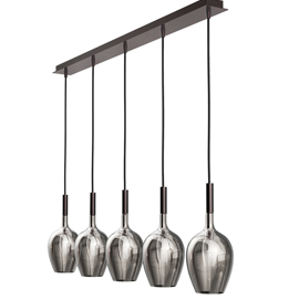 Rose 5-Light Linear Pendant 